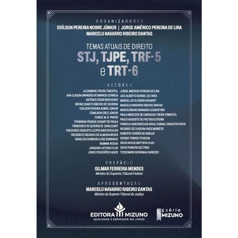 TEMAS ATUAIS DE DIREITO STJ, TJPE, TRF-5 E TRT-6
