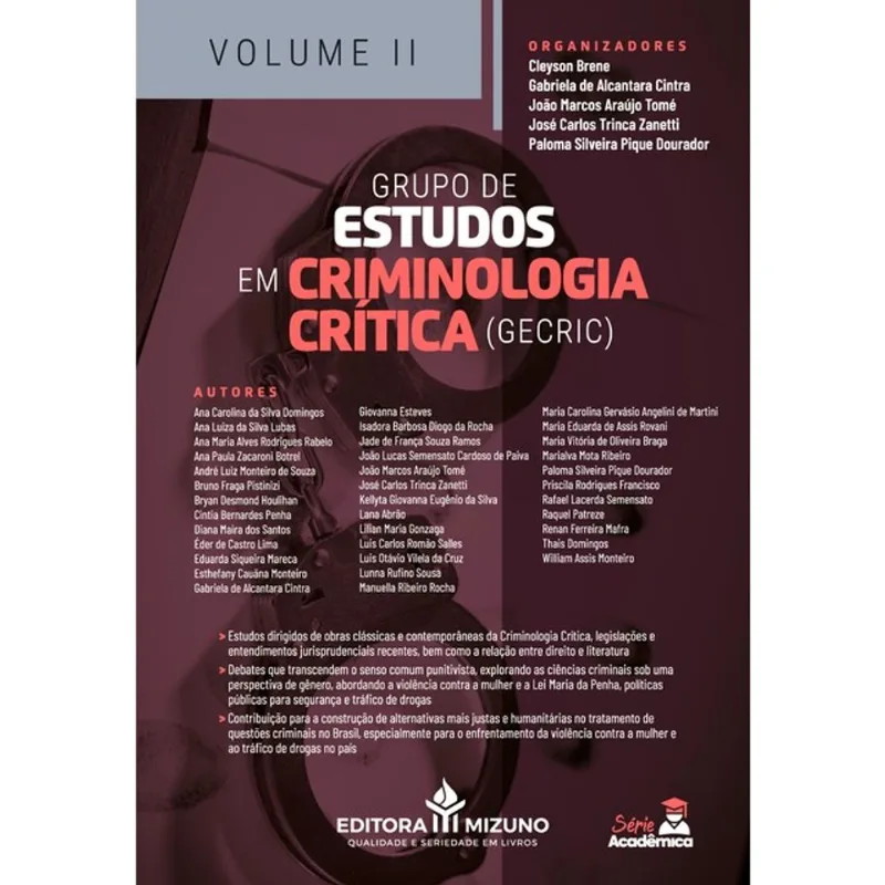 GRUPO DE ESTUDOS EM CRIMINOLOGIA CRÍTICA (GECRIC) VOL II - VOL. 2