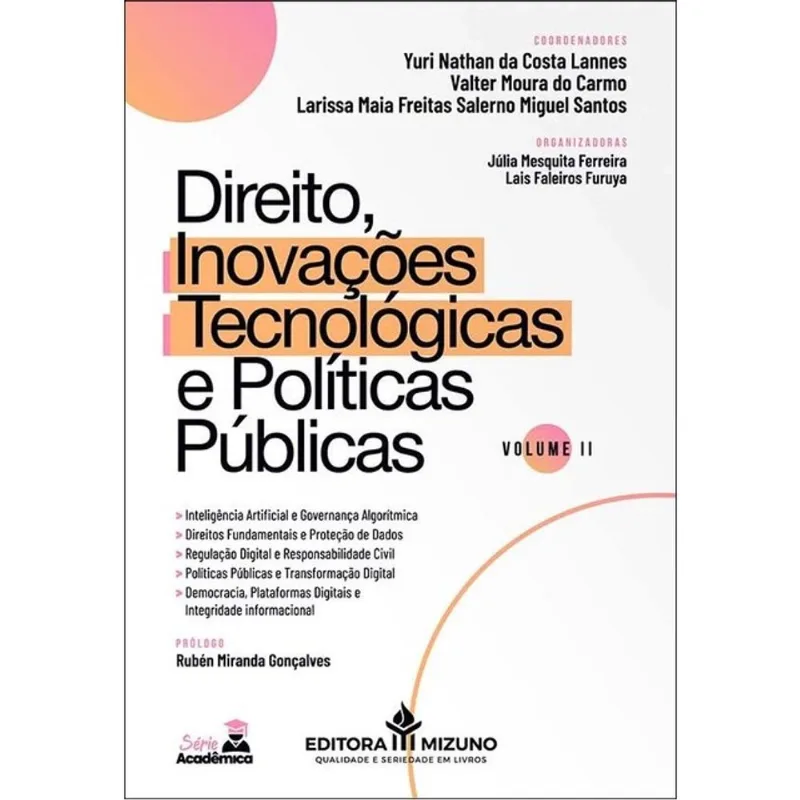 DIREITO, INOVAÇÕES TECNOLÓGICAS E POLÍTICAS PÚBLICAS - 2026 - VOL. 2