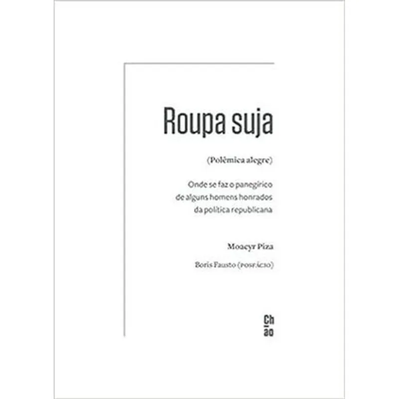 Livro Roupa Suja Editora 34 (MP)
