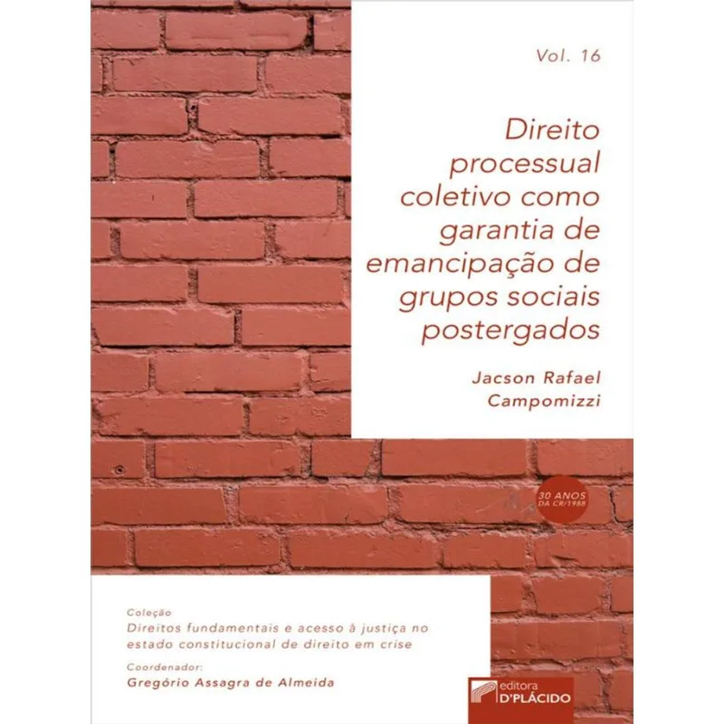 DIREITO PROCESSUAL COLETIVO COMO GARANTIA DE EMANCIPAÇÃO DE GRUPOS SOCIAIS POSTERGADOS