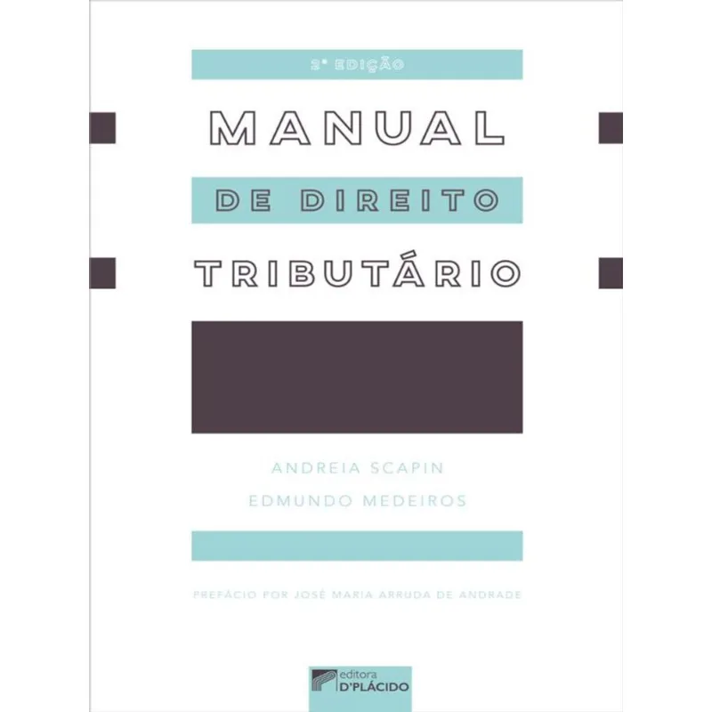 MANUAL DE DIREITO TRIBUTÁRIO