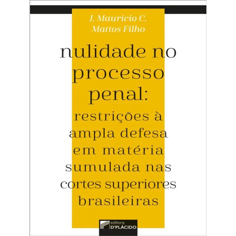 NULIDADE NO PROCESSO PENAL