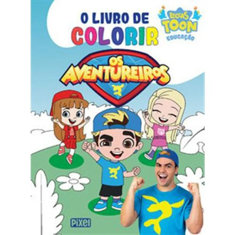 Livro De Colorir Os Aventureiros Nova Fronteira (MP)