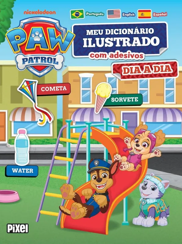 Meu Primeiro Dicionário De Adesivos: Dia A Dia - Patrulha Canina - LC