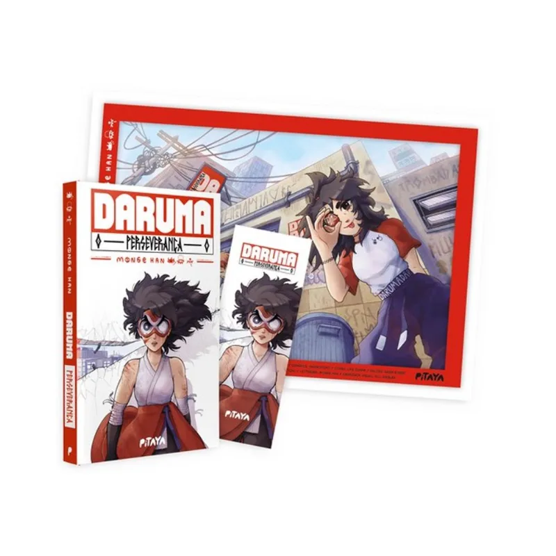 DARUMA: PERSEVERANÇA + PÔSTER + MARCADOR – PRIMEIRO VOLUME DA SÉRIE DARUMA, DE MONGE HAN E VENCEDOR
