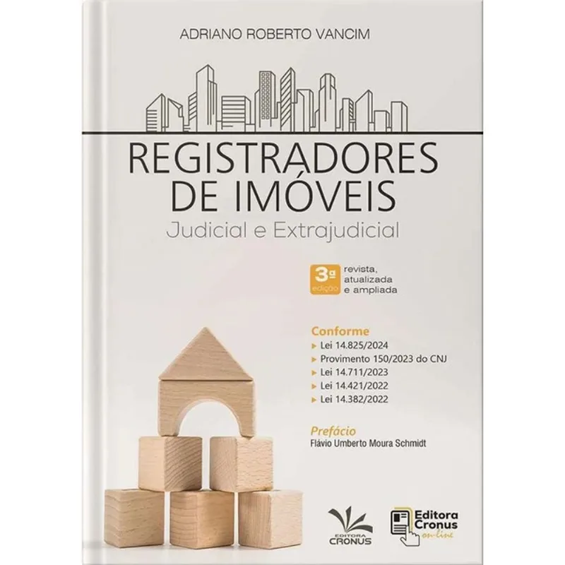 REGISTRADORES DE IMÓVEIS JUDICIAL E EXTRAJUDICIAL - 2025