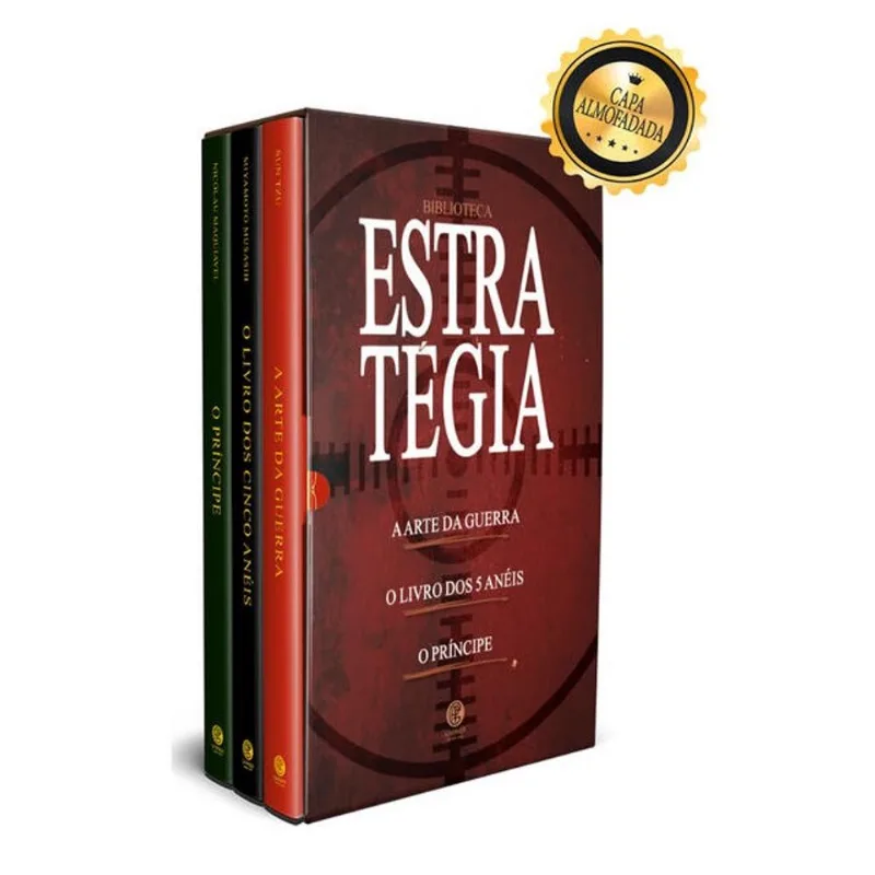 BIBLIOTECA ESTRATÉGIA - BOX COM 3 LIVROS - EDIÇÃO DE LUXO