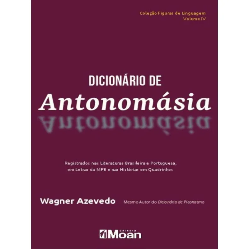 DICIONÁRIO DE ANTONOMÁSIA