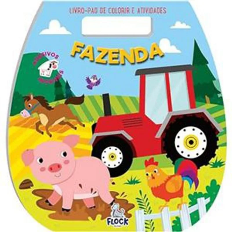 Livro Livro-pad De Colorir E Atividades Fazenda Blu (MP)