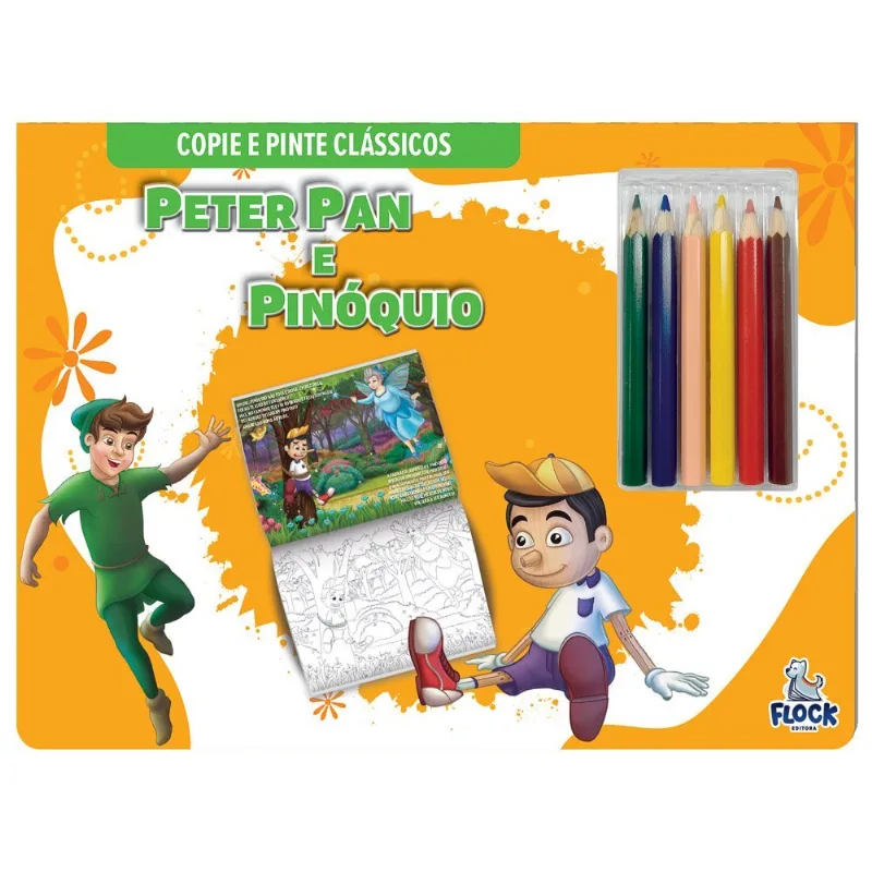 Copie E Pinte Clássicos: Peter Pan E Pinóquio