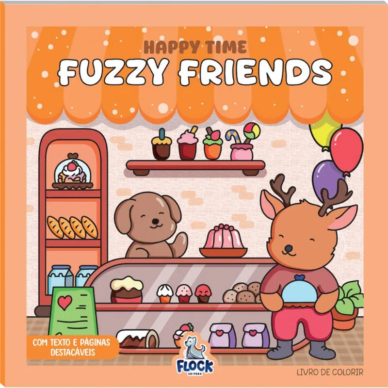 Livro de Colorir Flock Happy Time 48 folhas