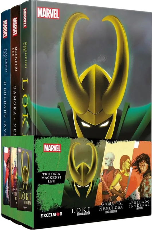 Kit Especial Marvel - Loki, Soldado Invernal E Gamora & Nebulosa - LC