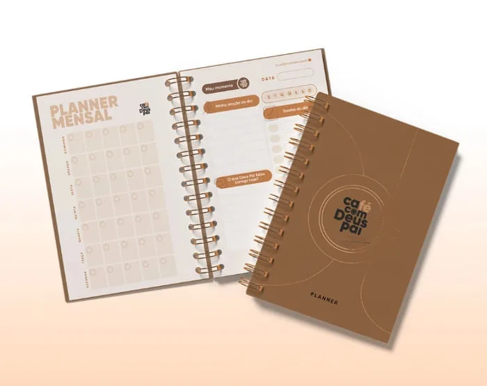 Planner Café Com Deus Pai - LC