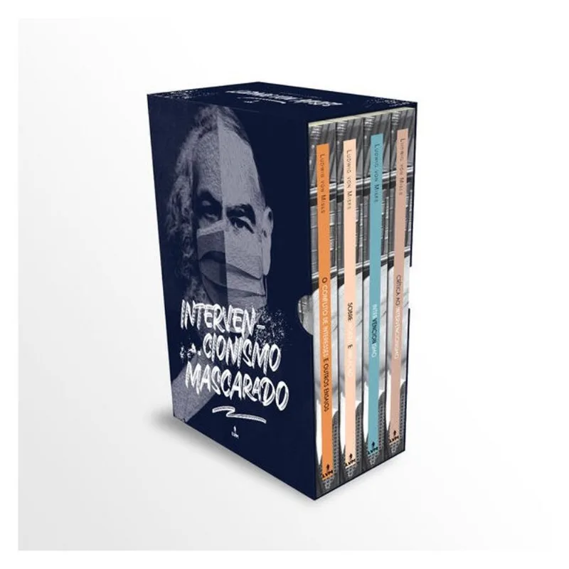 BOX INTERVENCIONISMO MASCARADO - LIVROS MISES + BRINDES