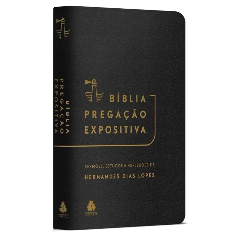 Biblia Pregacao Expositiva - Ra - Pu Luxo Preto