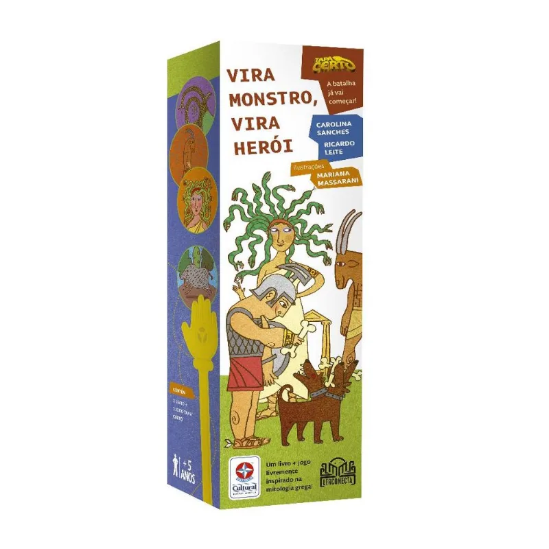 Livro Infantil - Vira Monstro, Vira Herói - Tapa Certo - Mitologia - Estrela Cultural