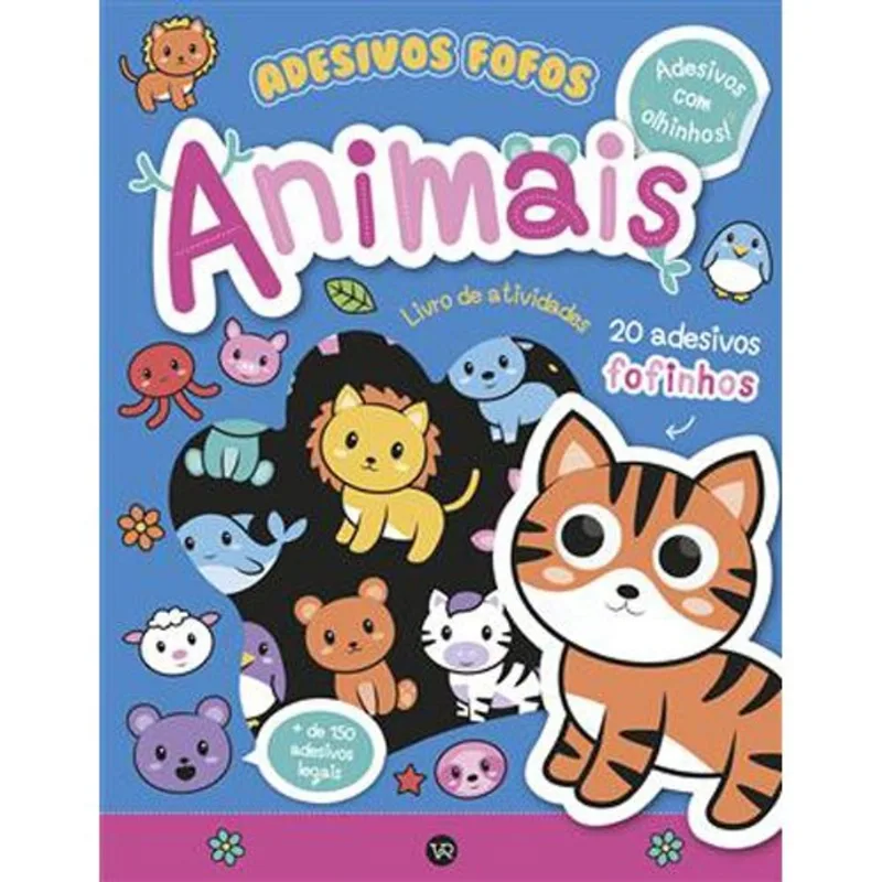 Livro Adesivos Fofos Animais Vergara (MP)