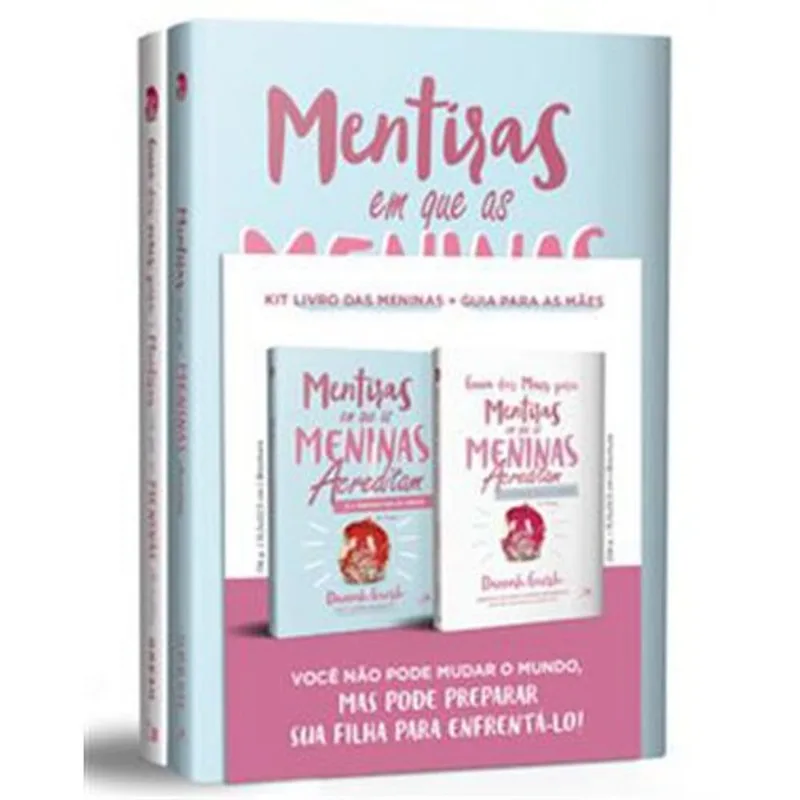 Livro Kit Mentiras Em Que As Meninas Acreditam + Guia Para As Mães Edições Vida Nova (MP)