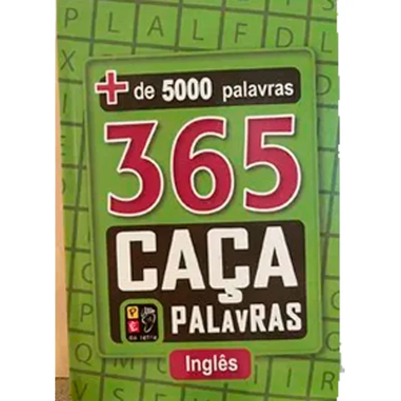 Livro 365 Caça Palavras Ingles Editora Pé Da Letra (MP)
