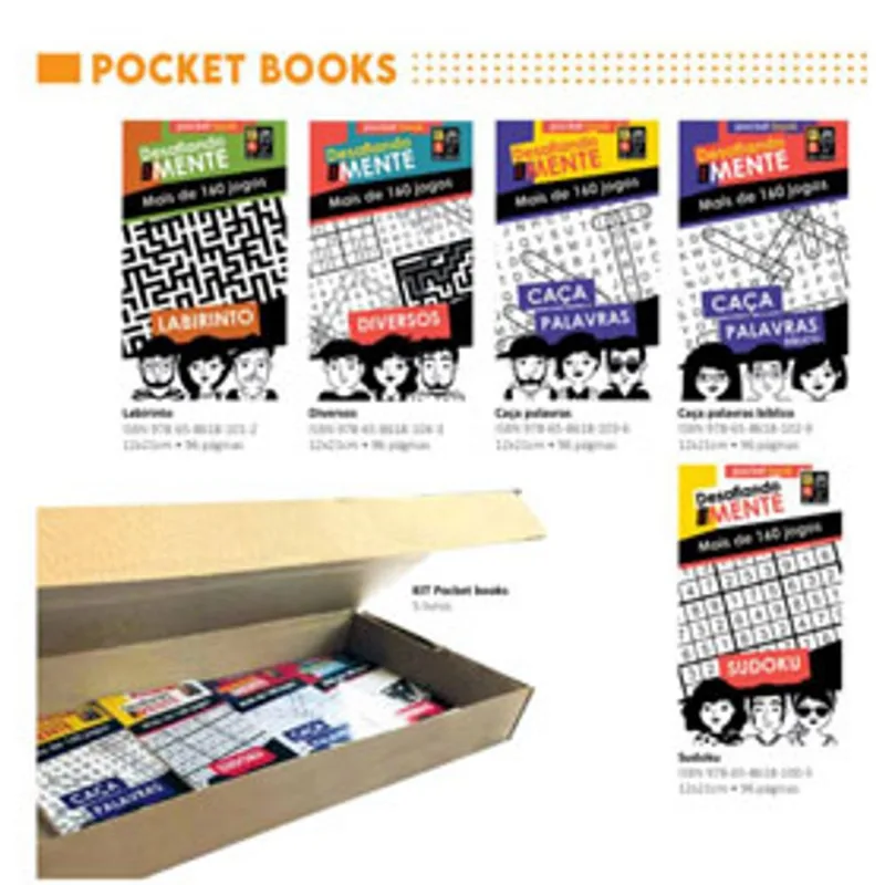 CONJUNTO POCKET BOOK + EXPOSITOR