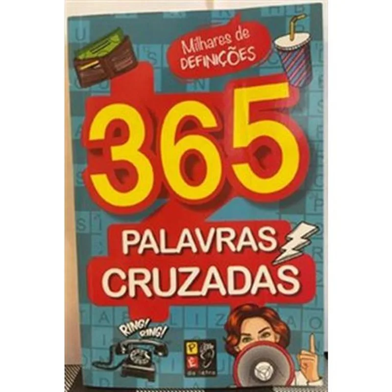 Livro 365 Palavras Cruzadas Azul Claro Pé Da Letra (MP)