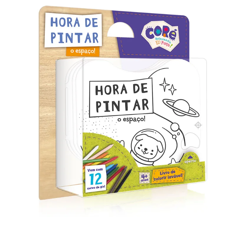 Conjunto de Atividades - Livro de colorir - Hora De Pintar - Roxo - Toyster