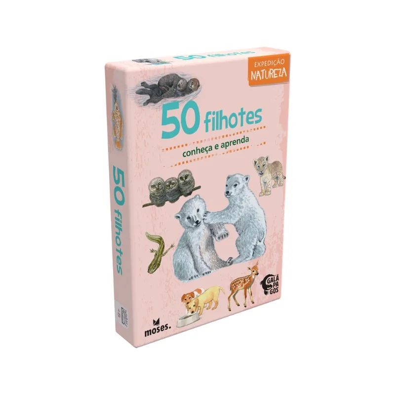 Jogo de Cartas - 50 Filhotes - Galápagos