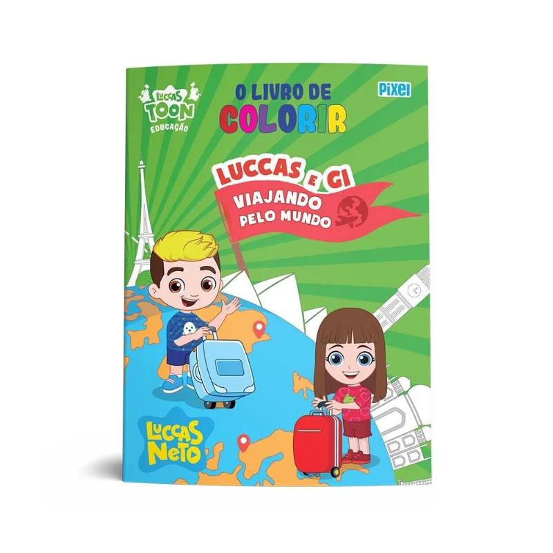 Livro de Colorir - Luccas e Gi - Catavento