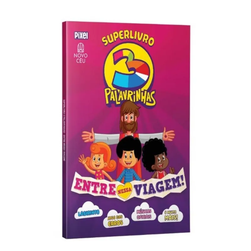 Superlivro 3 Palavrinhas - Entre Nessa Viagem! - Passatempos Educativos E Divertidos