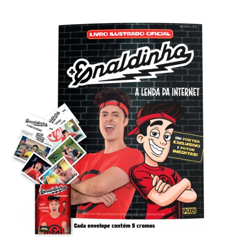 Kit Álbum Do Enaldinho + 50 Figurinhas - LC - Livros