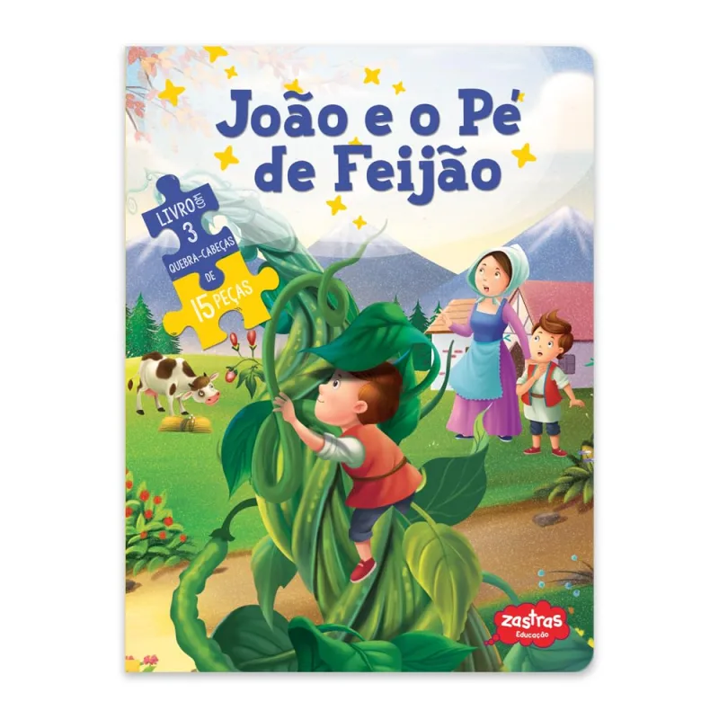 João E O Pé De Feijão - Com Quebra-Cabeça - LC