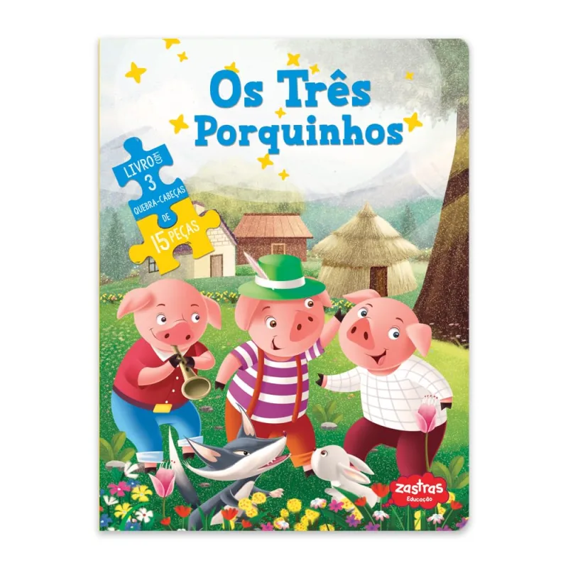 Os Três Porquinhos - Com Quebra-Cabeça - LC - Livros