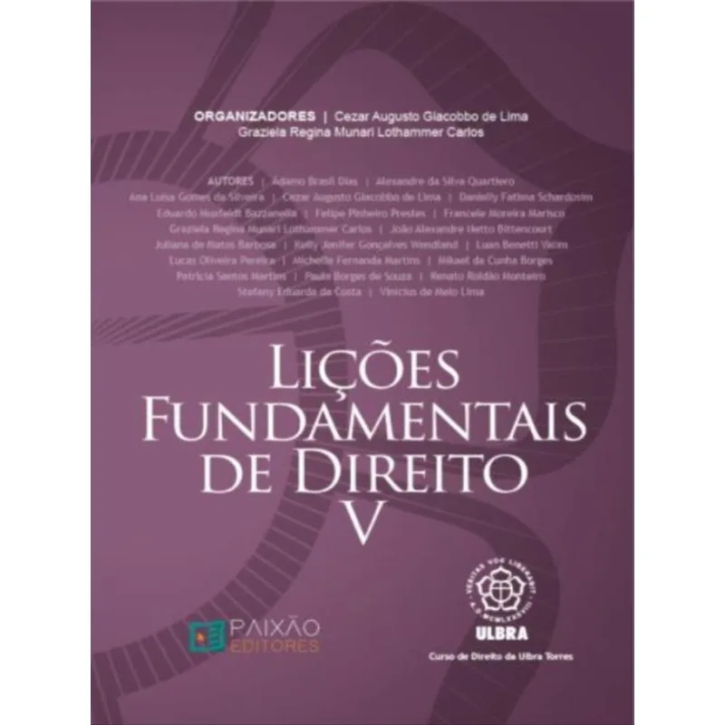 LIÇÕES FUNDAMENTAIS DE DIREITO VOL V