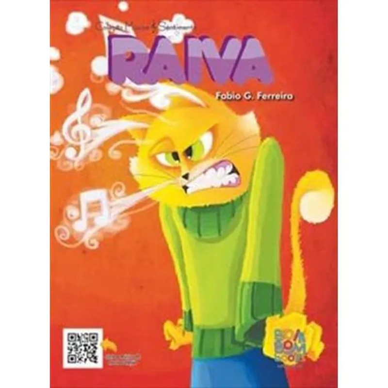 Livro Coleção Musica E Sentimento Raiva Bom Bom Books (MP)