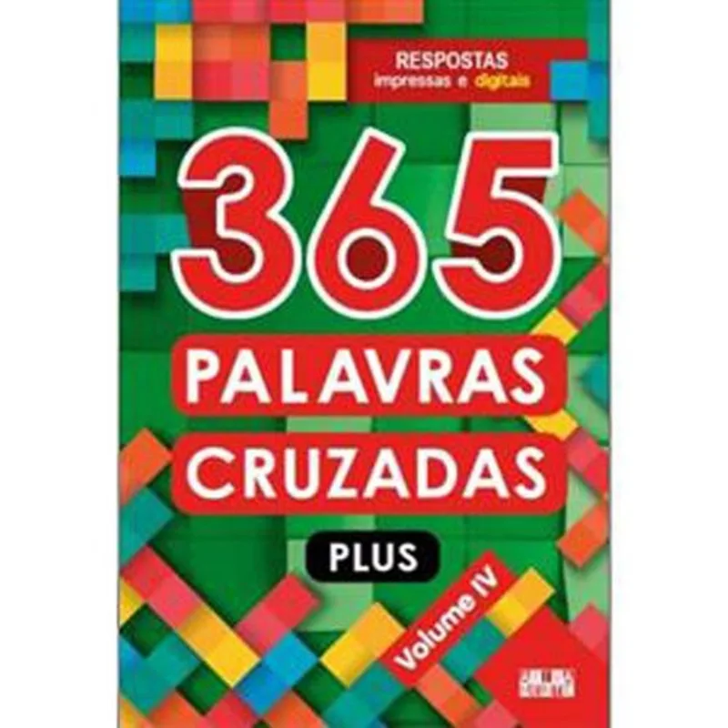 Livro 365 Palavras Cruzadas Plus Volume Iv Ciranda Cultural (MP)