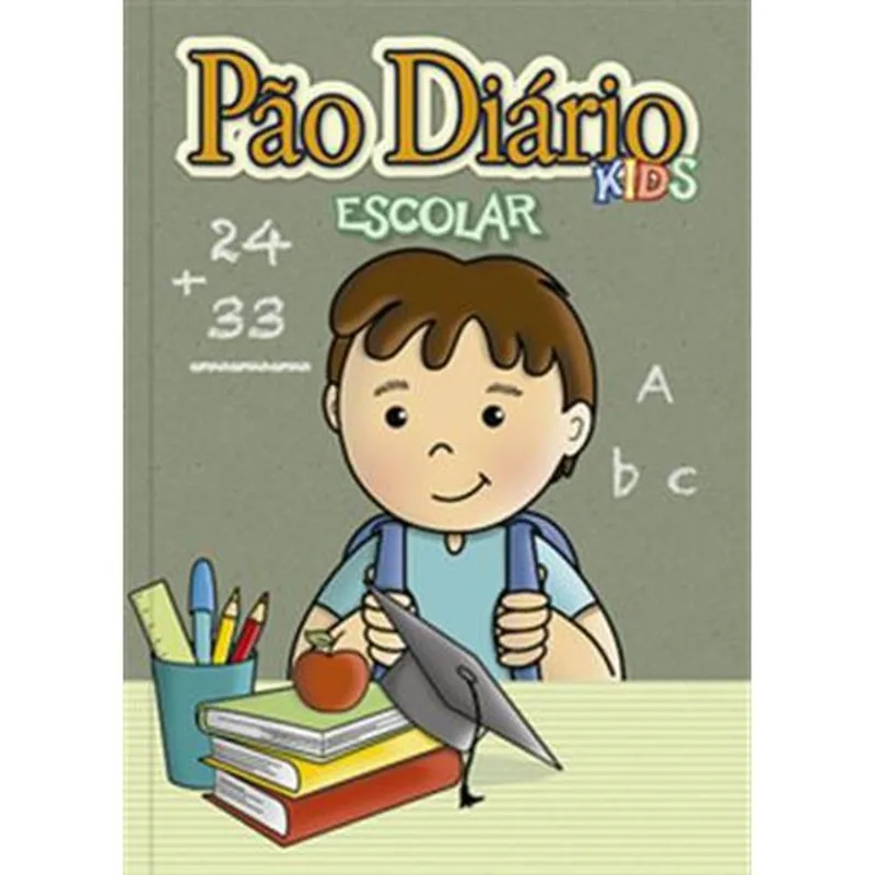 Livro Pão Diário Kids Escolar Quadro Negro Pao Diario (MP)
