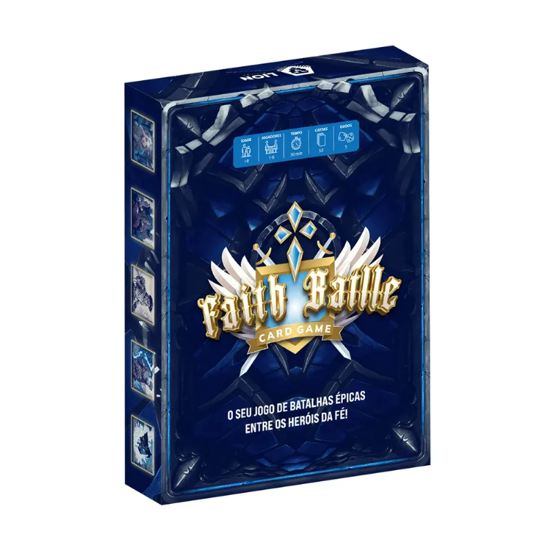 Kit: 2 Decks De Faith Battle - Jogo De Cartas Colecionáveis Bíblico