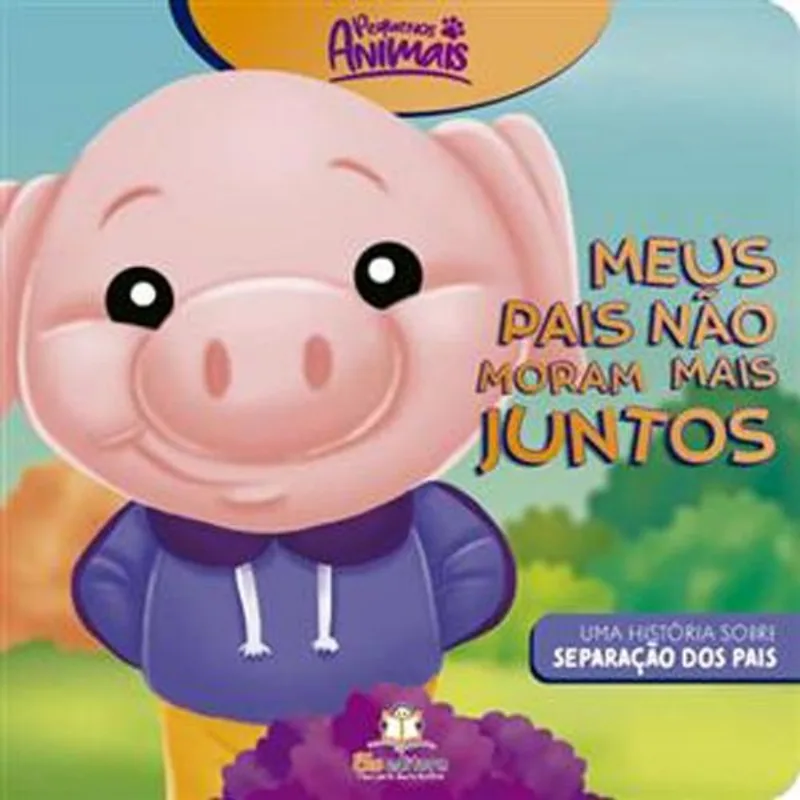 Livro Pequenos Animais Meus Pais Nao Moram Mais Juntos Blu (MP)