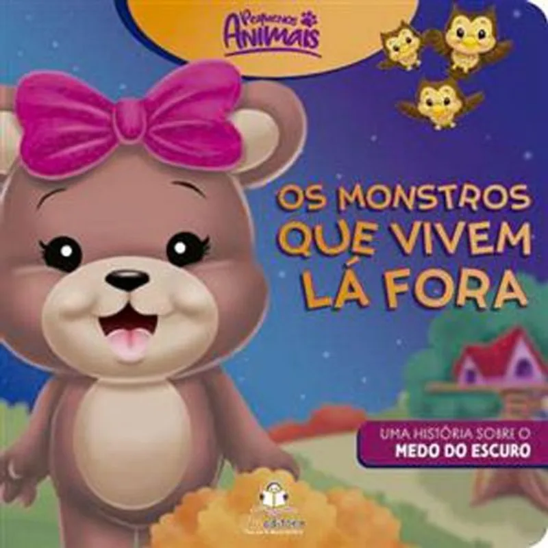 Livro Pequenos Animais Os Monstros Que Vivem La Fora Blu (MP)