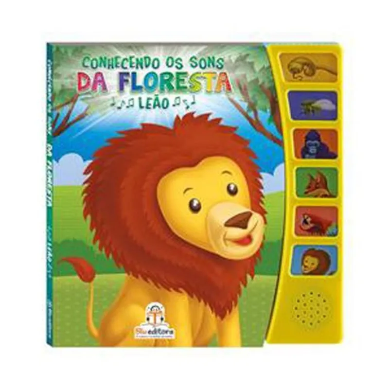 Livro Conhecendo Os Sons Da Floresta Leão Blu (MP)