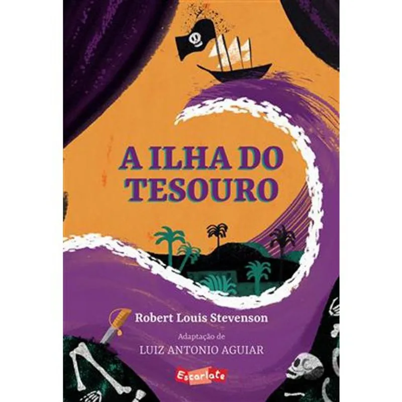 Livro A Ilha Do Tesouro Escarlate (MP)