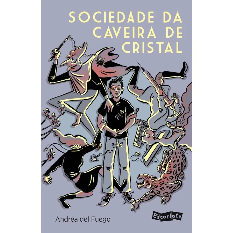LIVRO SOCIEDADE DA CAVEIRA DE CRISTAL (MP) - ESCARLATE