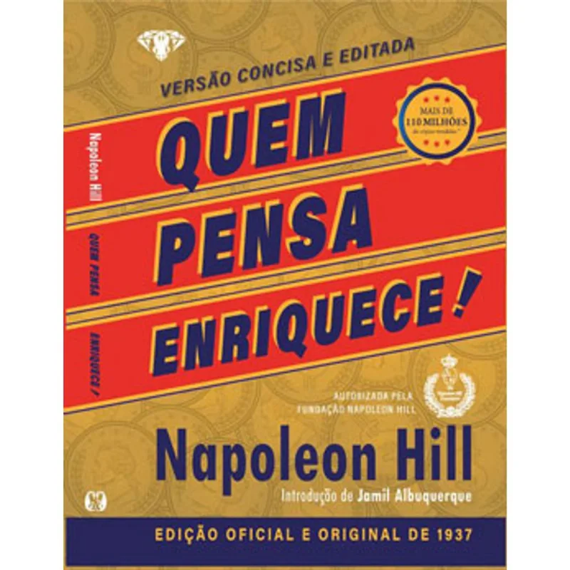 QUEM PENSA ENRIQUECE - LIVRO DE BOLSO