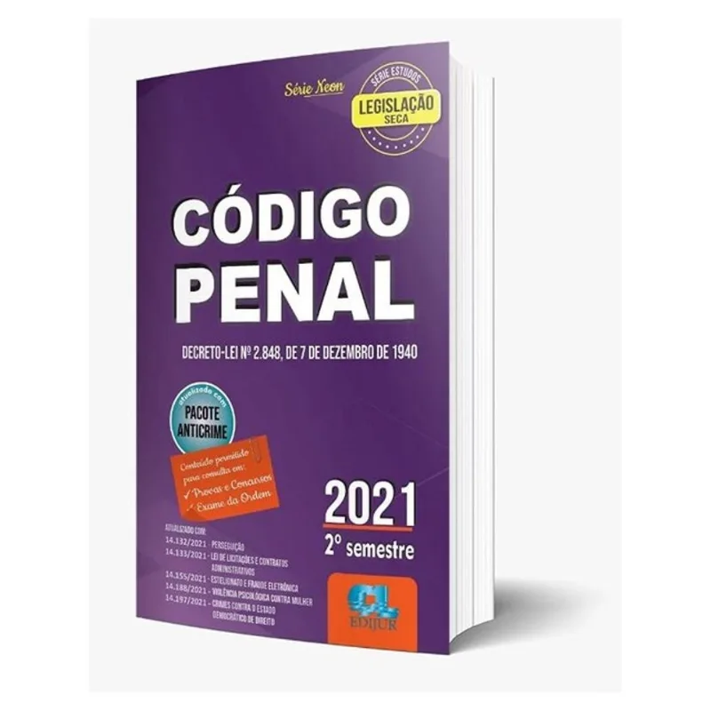 CÓDIGO PENAL - 2º SEMESTRE/2021
