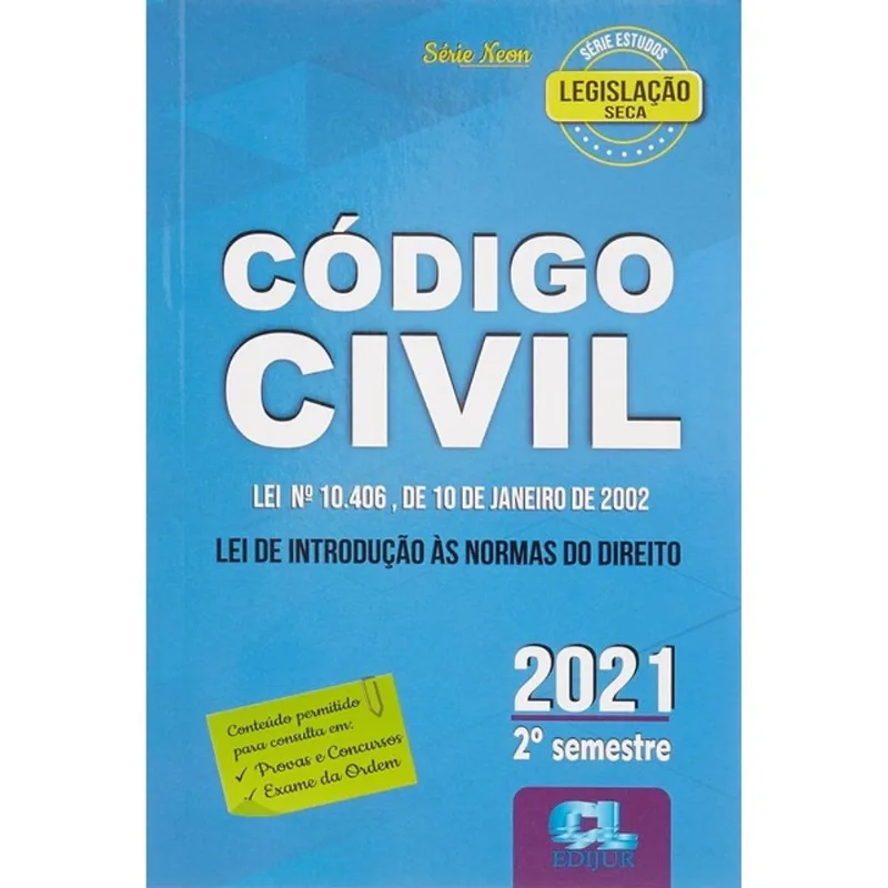 CÓDIGO CIVIL - 2º SEMESTRE/2021