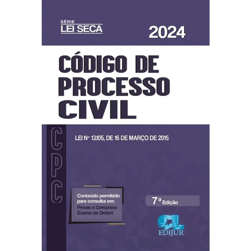 CÓDIGO DE PROCESSO CIVIL - 2024
