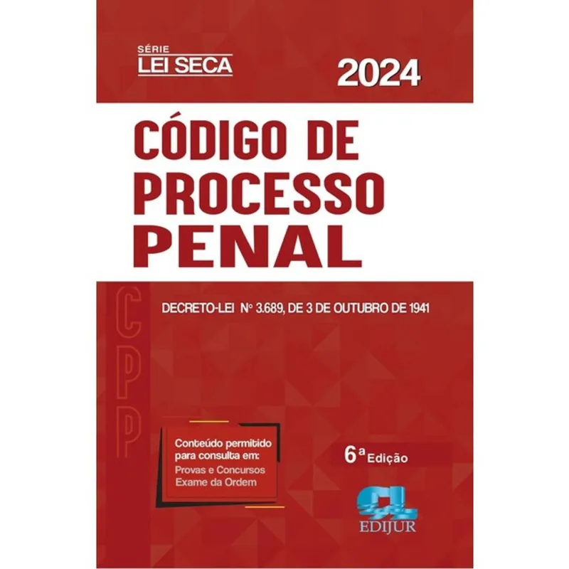 CÓDIGO DE PROCESSO PENAL - 2024