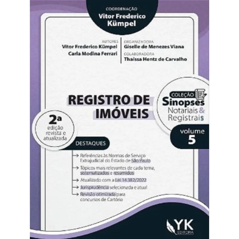REGISTRO DE IMÓVEIS - 2022 - VOL. 5