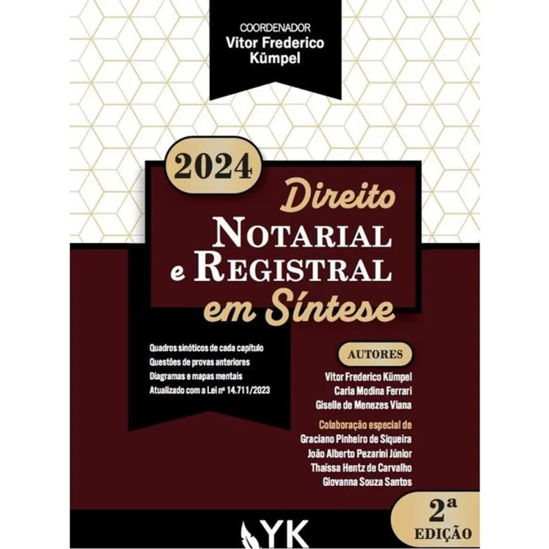 DIREITO NOTARIAL E REGISTRAL EM SÍNTESE - 2024